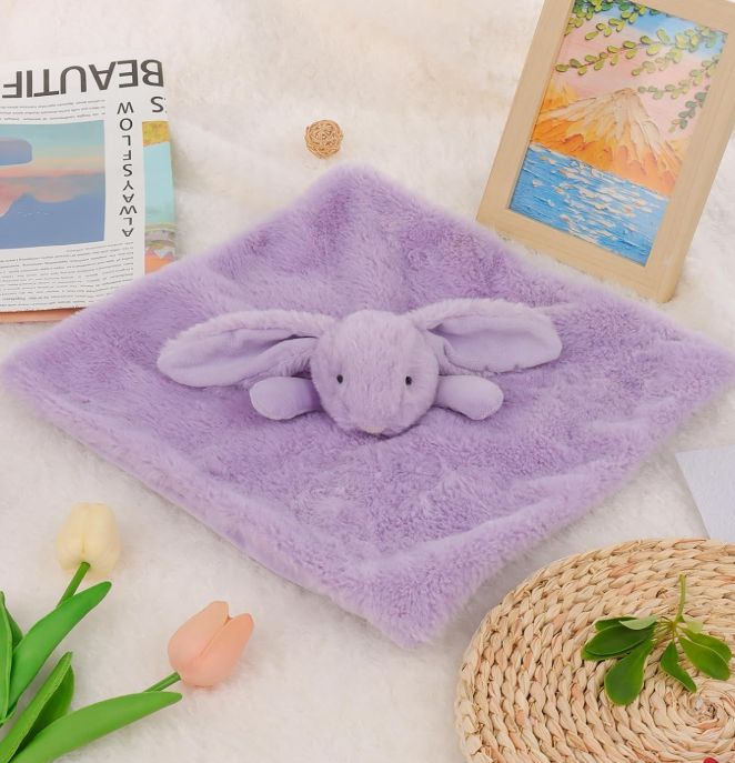 Purple Bunny Rabbit Comfort Blanket
