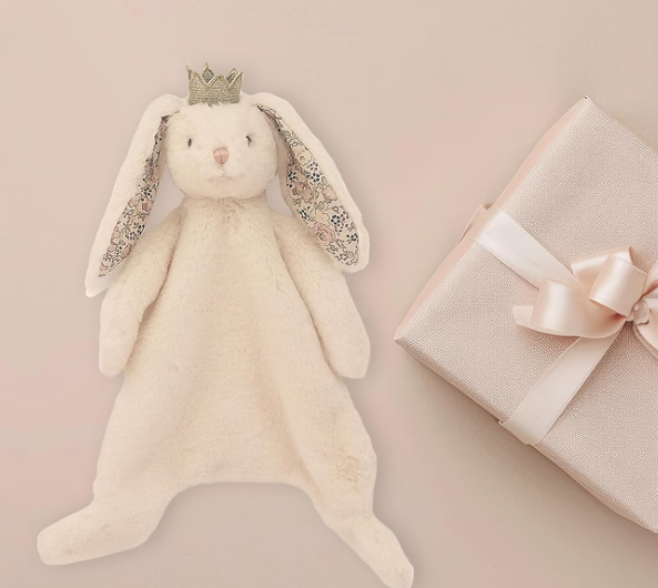 Princess Bunny Baby Security Blanket