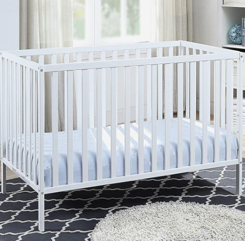 Three-in-One Convertible Baby Crib, White - Image 2